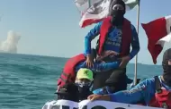 "M�xico no es el basurero de SpaceX": protestan en Playa Bagdad por residuos espaciales